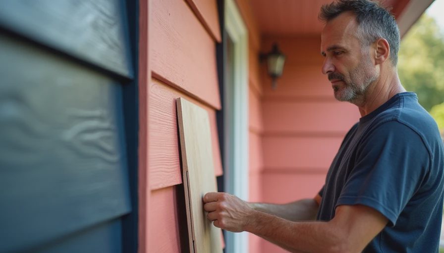 Visual context for wood grain metal siding cost