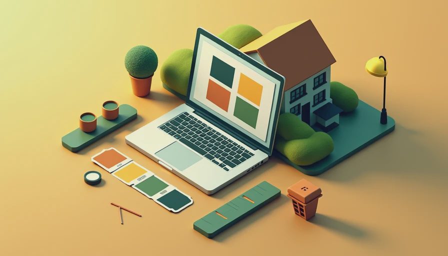 Visual context for home exterior visualizer free