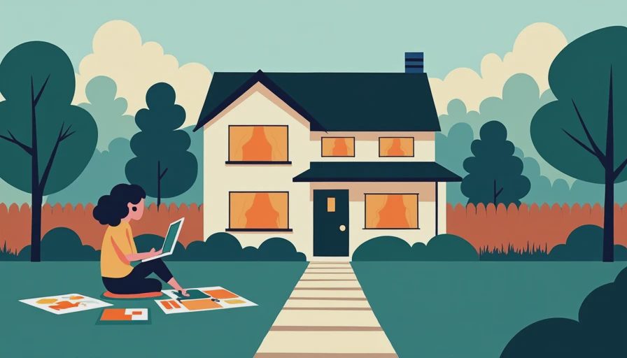 Visual context for free exterior design software