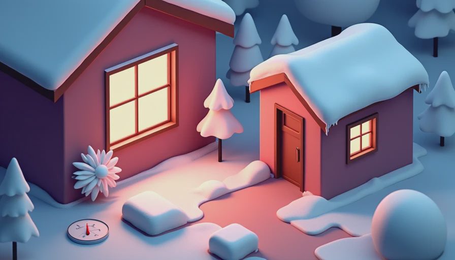 Visual context for cold climate home maintenance
