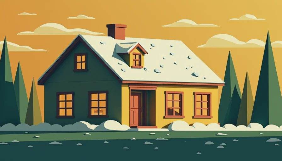 Visual context for roof ice dam causes and fixes